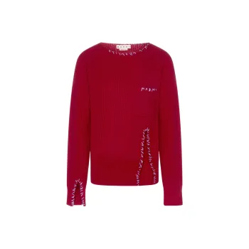 MARNI Long Sleeve Crewneck Sweater
