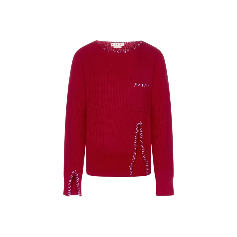 MARNI Long Sleeve Crewneck Sweater-0