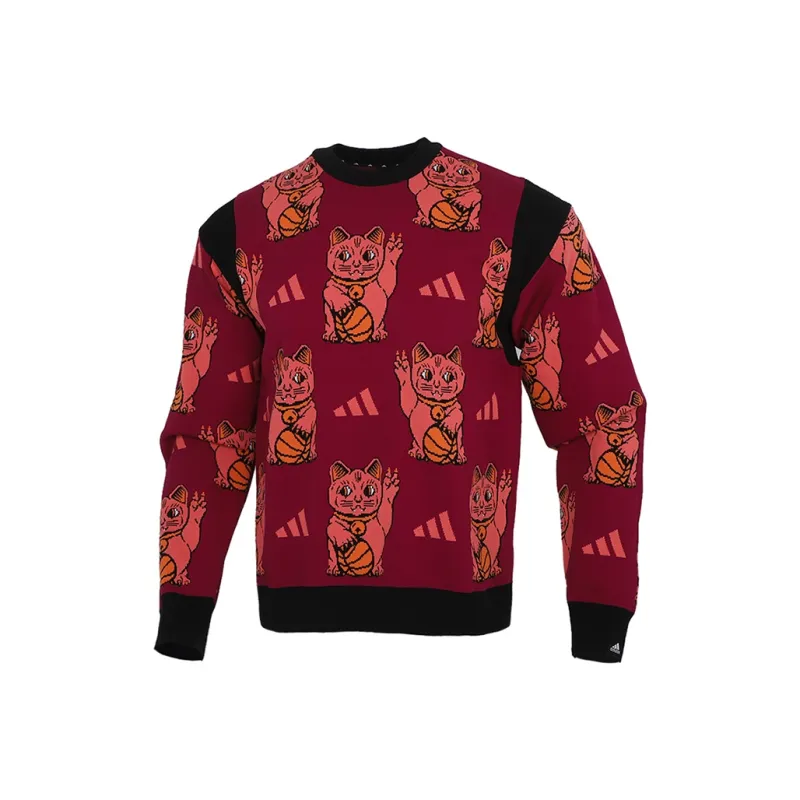 Adidas Knitwear Men Red-0