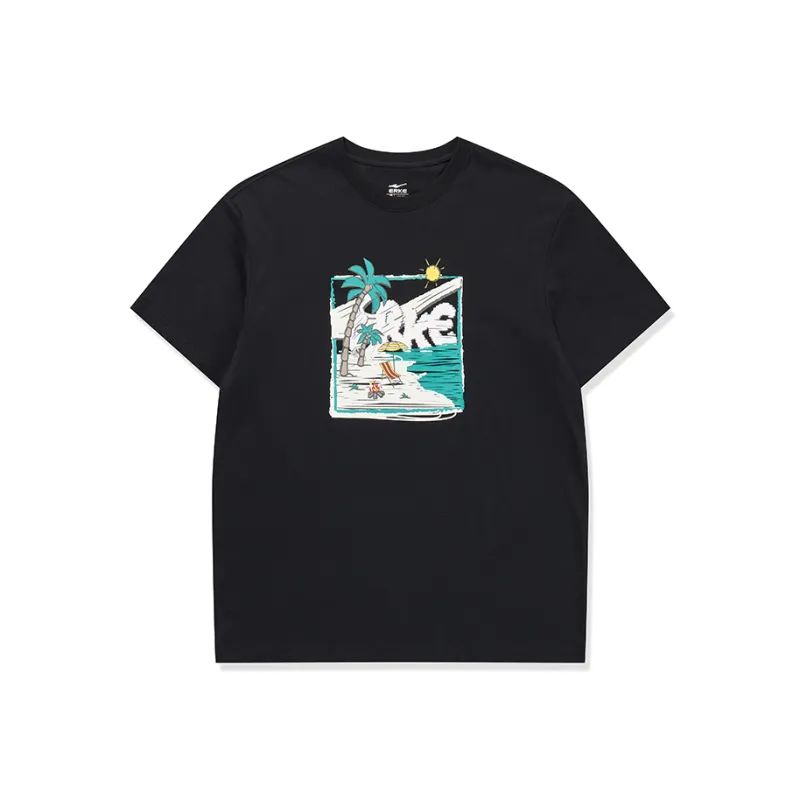 Erke Life Collection T Shirt Men's Jet Black-0