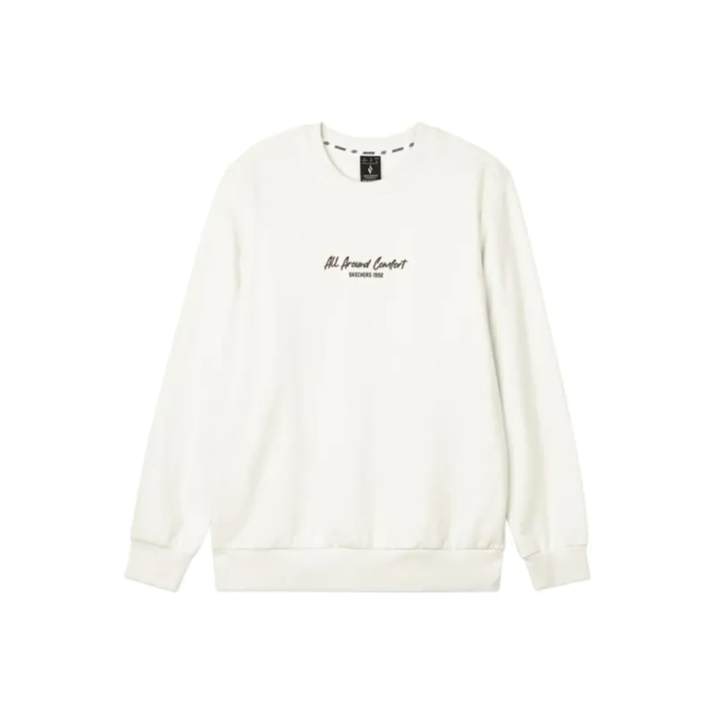 Skechers Sports Alliance Series Sweatshirt Unisex Marshmallow White-0