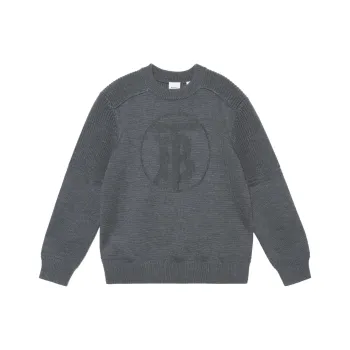 Burberry Sweaters Men Gray