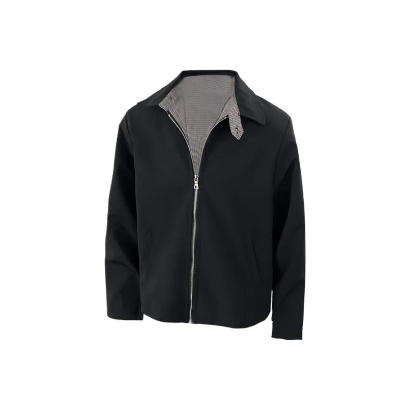FORCEPULR Jackets & Coats Unisex Black+Houndstooth Inner-0