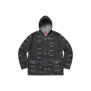 Supreme Logo Denim Turnout Jacket