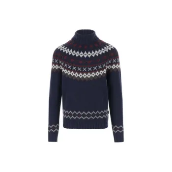 BARBOUR Isle Intarsia Turtleneck Jumper