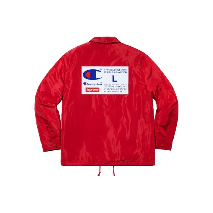 Supreme Champion Leather Coaches Jacket-0
