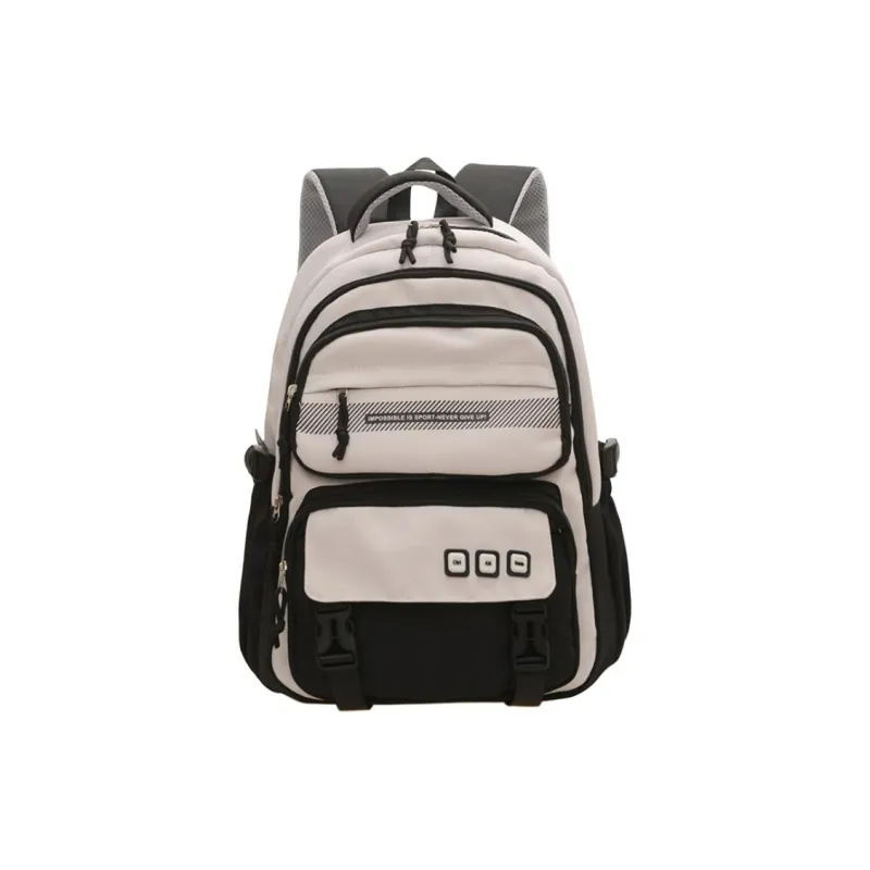 OUZIHUANG Nylon Backpack Women's Purple/Red/Green/Khaki/Black-12