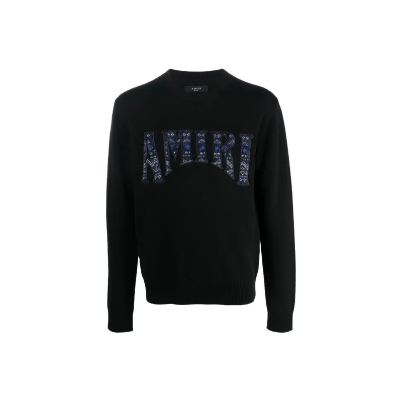 AMIRI Logo Crewneck-0