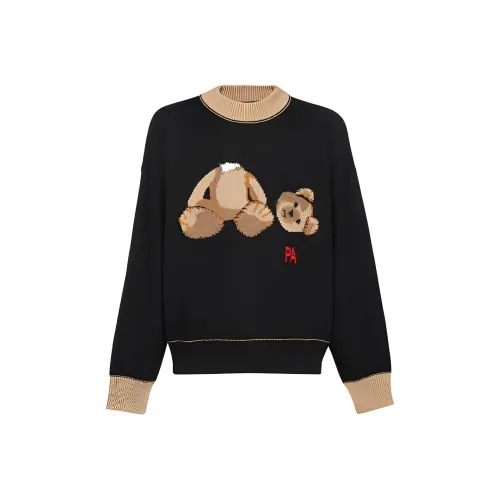 PALM ANGELS Palm Bear Wool Knit Sweater
