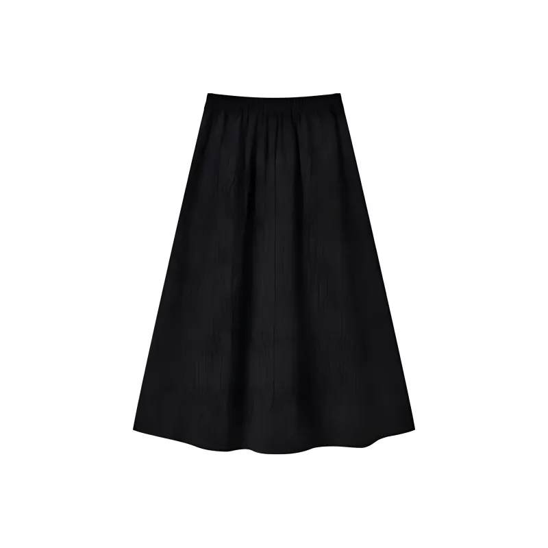 EICHITOO Casual Long Skirts Women's Black-1