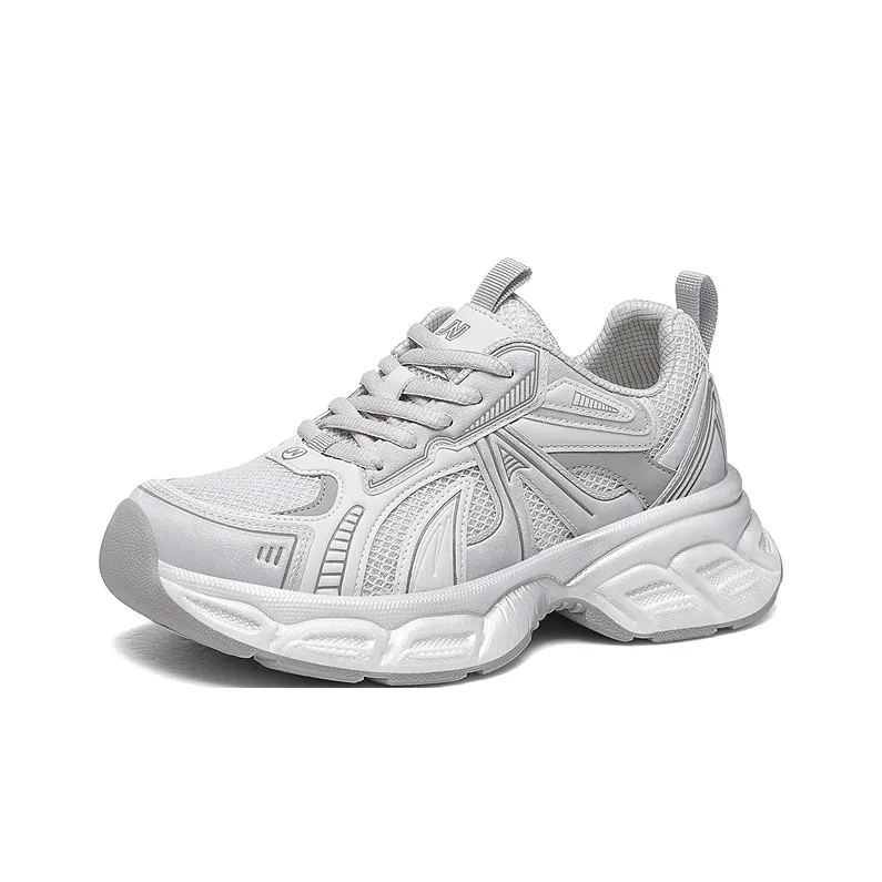 Golden Silk Rabbit Low Top Chunky Sneakers Women's-4