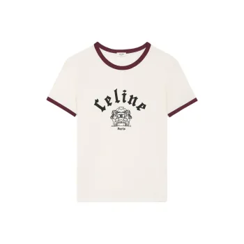 CELINE T Shirt Men's Washed White