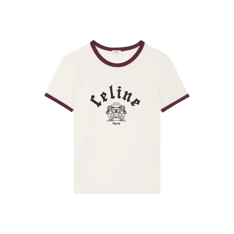 CELINE T Shirt Men's Washed White-0