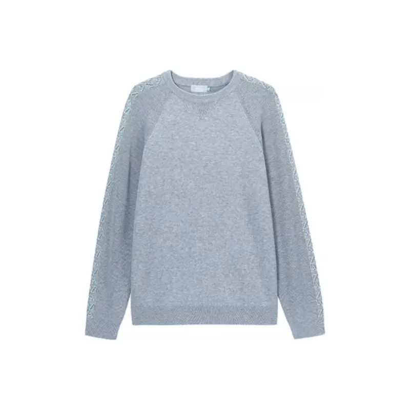 ZIOZIA Sweaters Men Gray-0