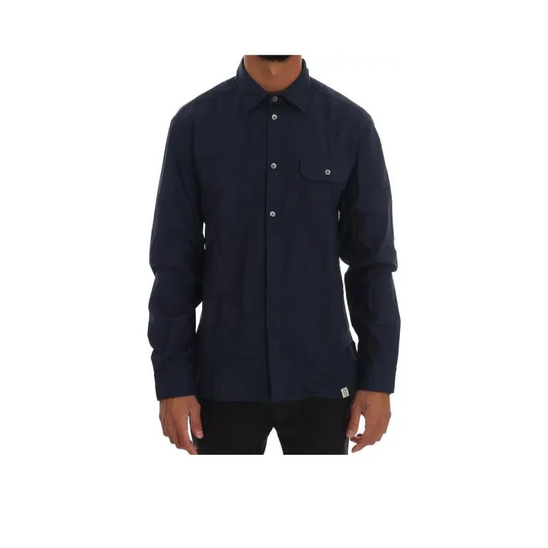 JOHN GALLIANO Shirts Men Blue-0