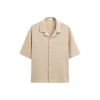 ZARA Shirts Men Beige