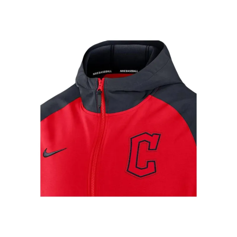 Nike Cleveland Guardians Authentic Collection Men's Nike Therma Mlb Full Zip Jacket-2