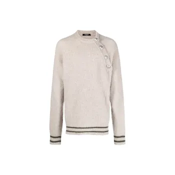 BALMAIN Cashmere Sweaters Men Beige