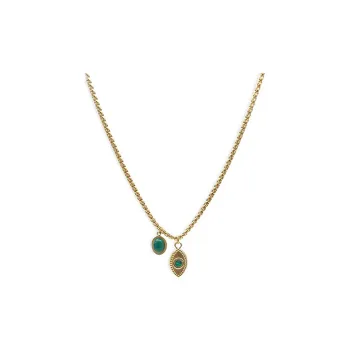 PUENTE Titanium Steel Collarbone Chain Men's