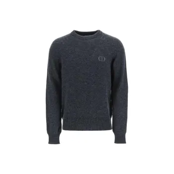 DIOR Quarterly New Products Sweaters Men Gray