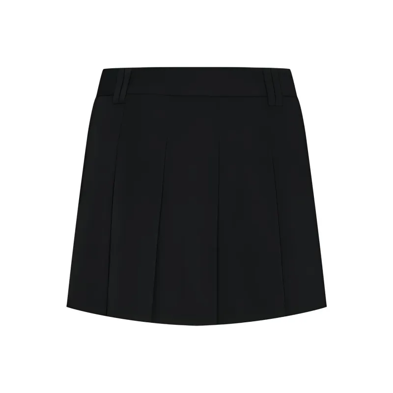 URBAN REVIVO Casual Short Skirts Women's Black-1