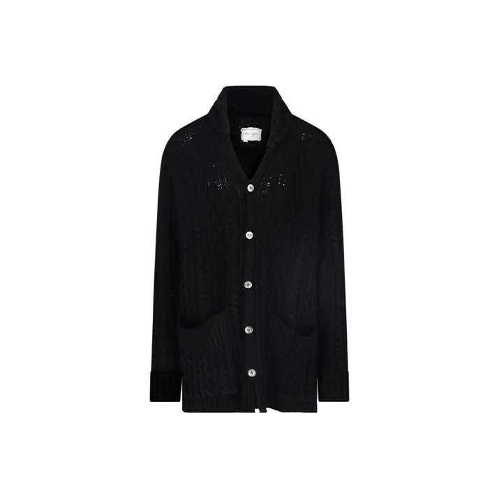 GREG LAUREN FW21 Loose Fit Knitwear Men's Black-0