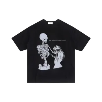 PAINT STAIN T Shirt Unisex Black
