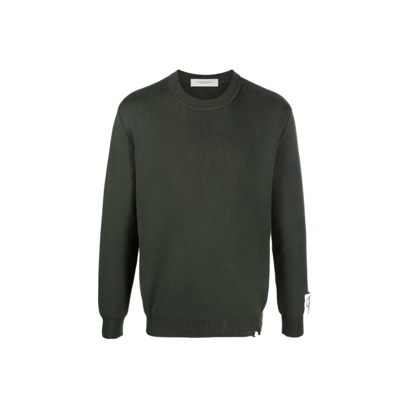 Golden Goose Logo Patch Knitted Sweater-0