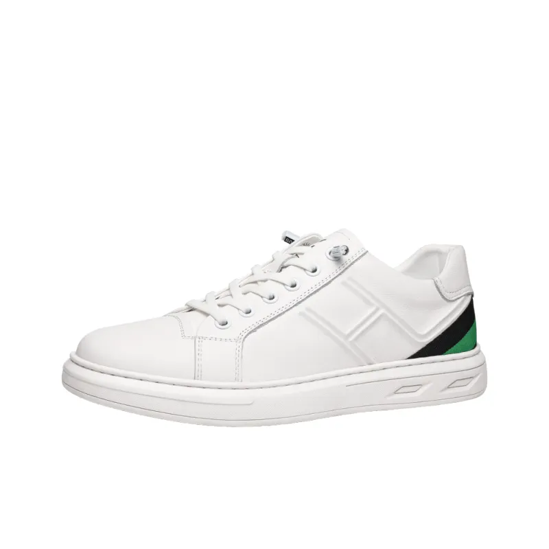 HD Anti Slip Wear Resistant Skateboard Shoes Men's White-0
