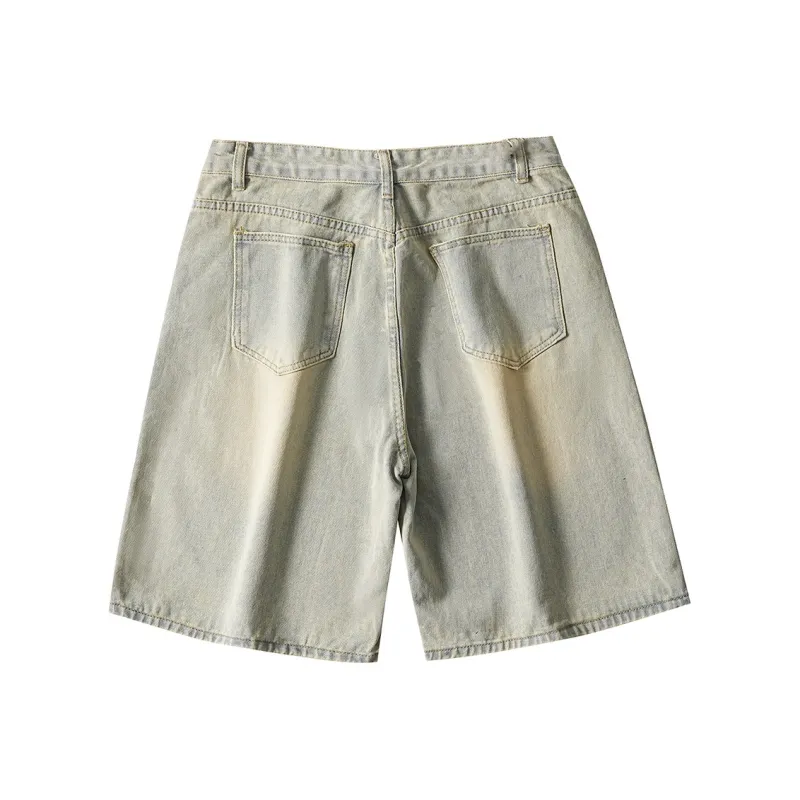 AMBER LIGHT Denim Shorts Unisex-5