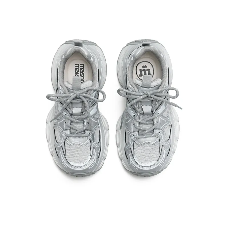 MASOOMAKE Breathable Lightweight Height Increasing Low Top Chunky Sneakers Women's-2