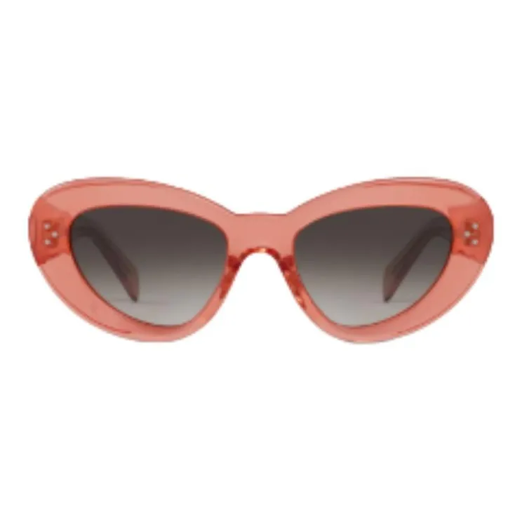 CELINE Acetate Cat Eye Sunglasses Women's Multicolor-8