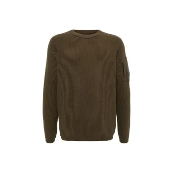 C.P.Company Lens Long Sleeved Crewneck Jumper