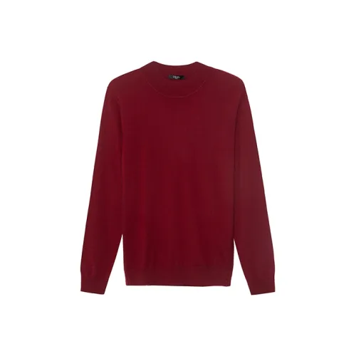 LIU·JO UOMO Cashmere Sweaters Men Dark Red