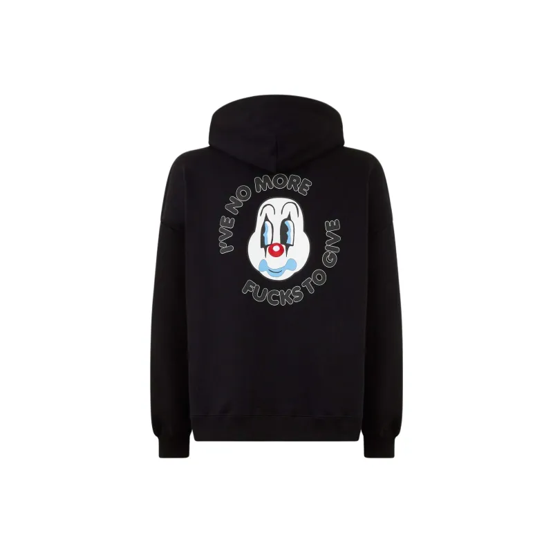 GCDS Clown Printed Drawstring Hoodie-0