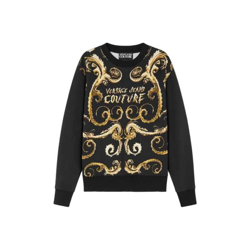 VERSACE Couture Chain Cotton Sweatshirt-0