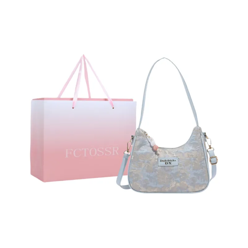 FCTOSSR PU Dumpling Bag Shoulder Bag Regular Women's Blue, Purple, Pink-12