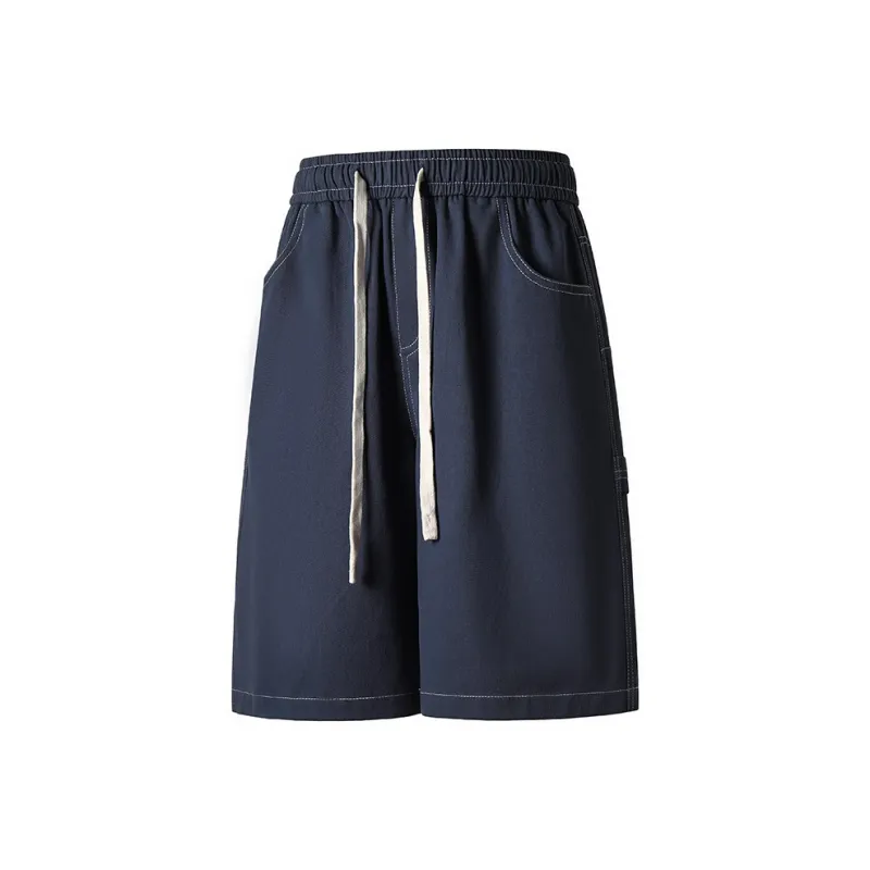 Warrior Denim Shorts Unisex Black-19