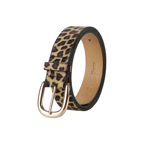 15 MINS PU Leather Belts Women's Width 2.6cm