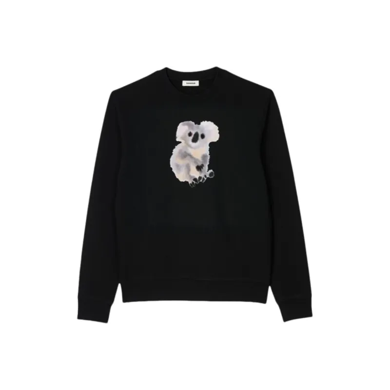 Sandro Sweatshirts Unisex Black-0