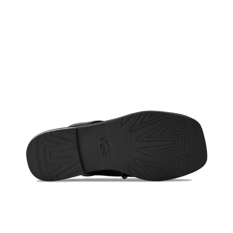 UGG Rubber Sole Abrasion Resistant Slide Slippers Women's Black-4