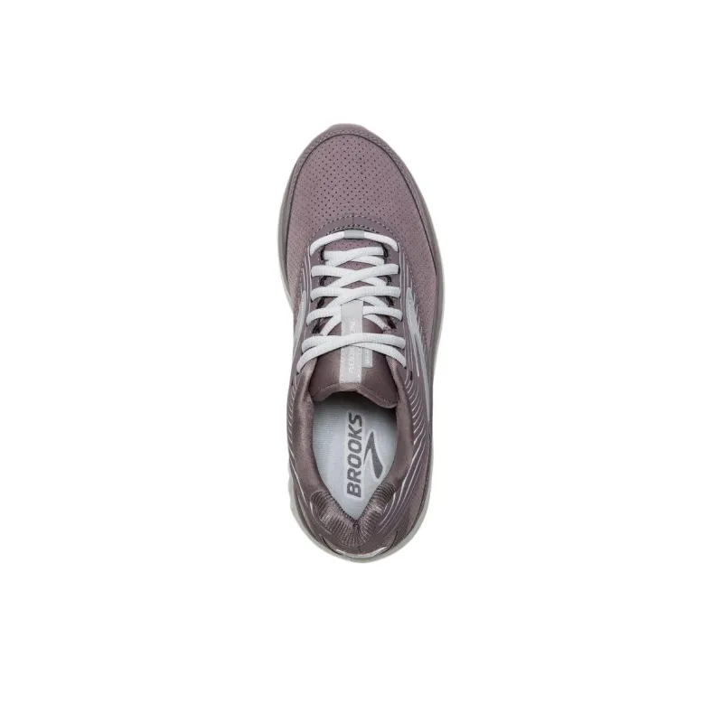 Brooks Addiction Walker Low Top Running Shoes Women's Gray Purple-2