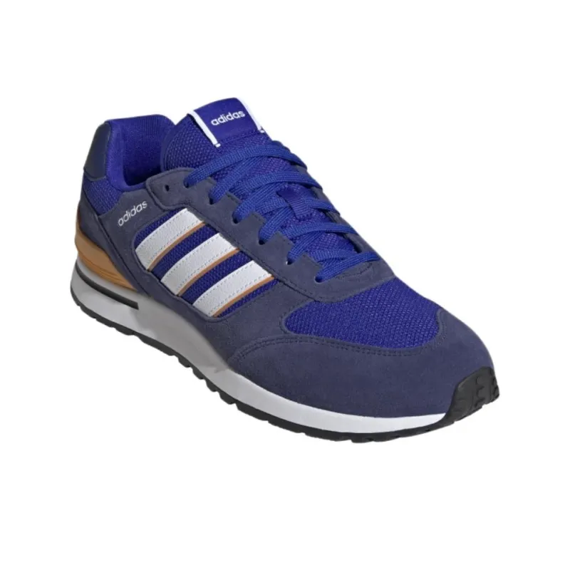 Adidas Run 80s Anti-Slip Wear-Resistant Low-Top Running Shoes Men's Blue-2