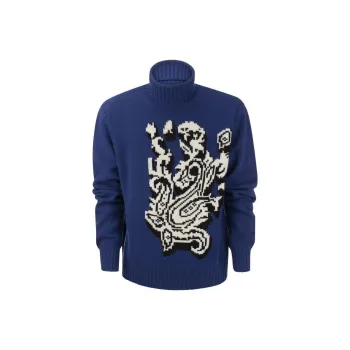 ETRO Graphic Intarsia Knitted Jumper