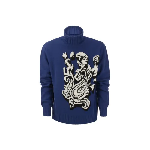 ETRO Graphic Intarsia Knitted Jumper