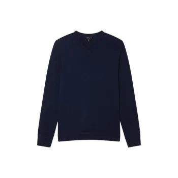 THEORY Cashmere Sweaters Men Dark Blue