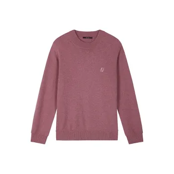 DAVID NAMAN Cashmere Sweaters Men Dark Purple
