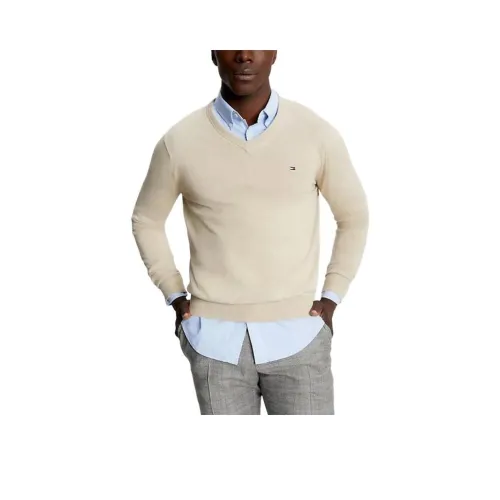 tommy Front Hilfiger Sweater Men's Beige