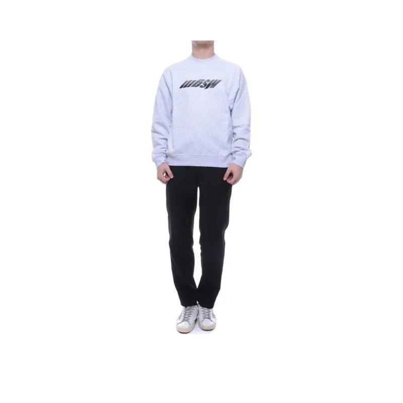 MSGM Sweatshirt Men's Light Gray-0