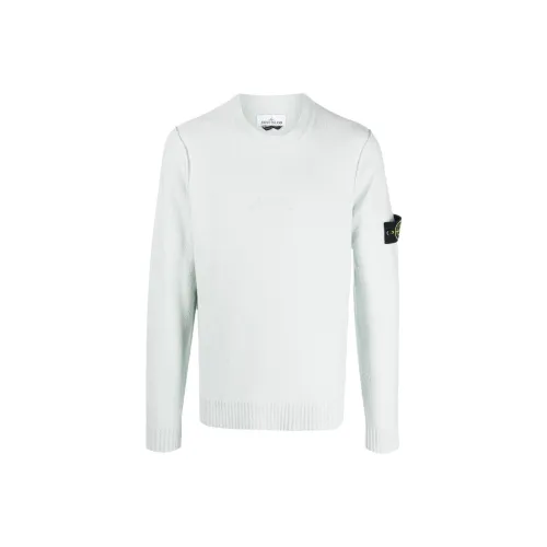 STONE ISLAND Sweaters Men Pink Wax Blue